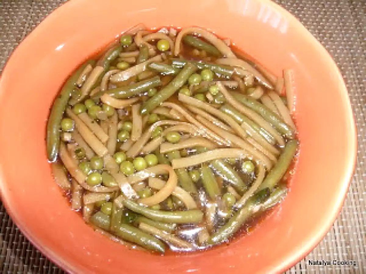 Vegetable noodle soup / Soupe aux nouilles de riz et aux légumes / ??????? ??? ? ?????? - photo 3