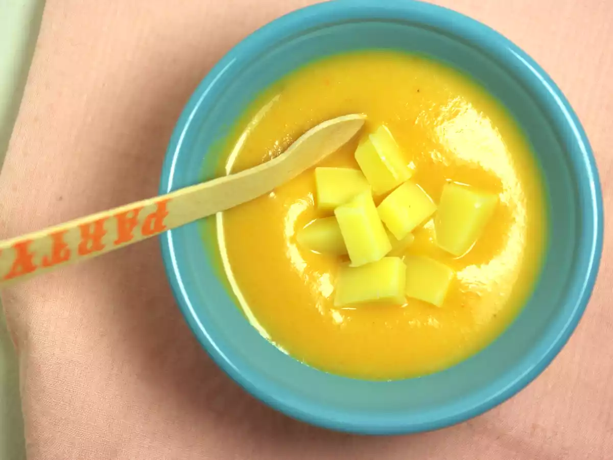 Velouté carottes topinambour et comté