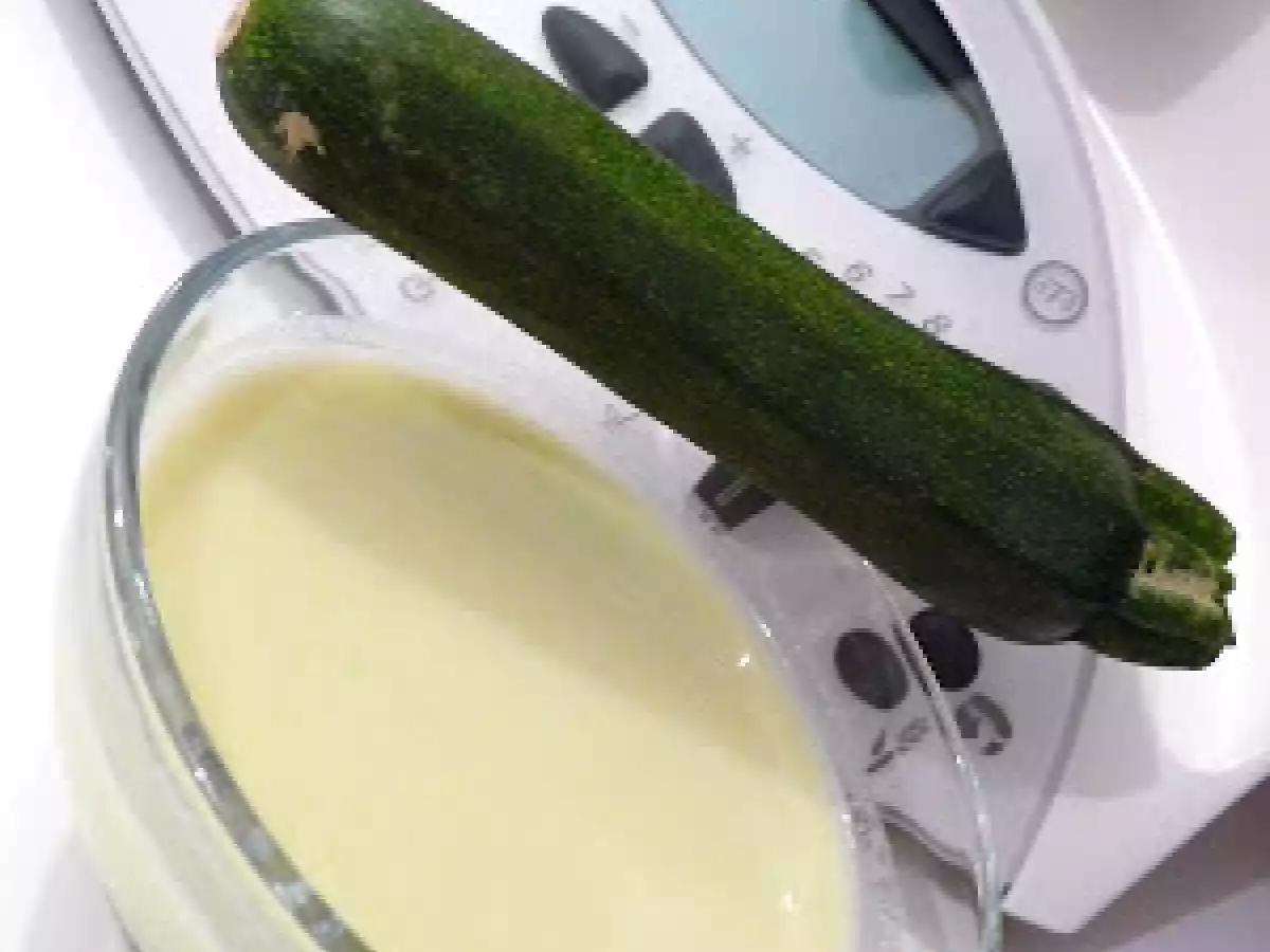 Velouté courgettes et vache qui rit.