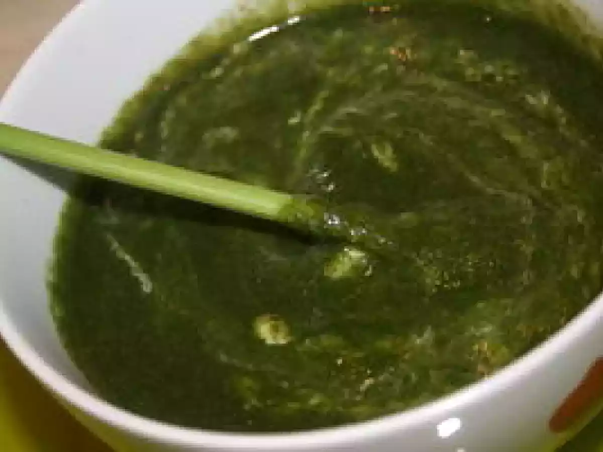 Velouté d'épinards et brocolis