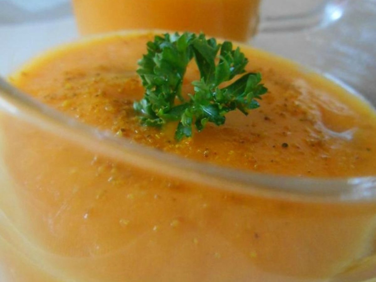 Recette de velouté de butternut et carotte