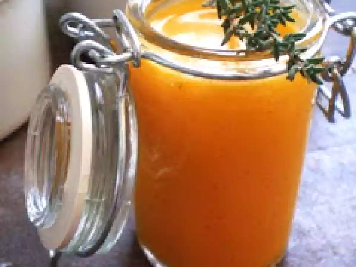 Velouté de carotte à la vanille