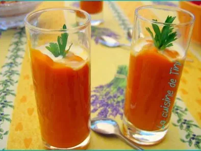 Velouté de carottes frais en verrine - photo 2