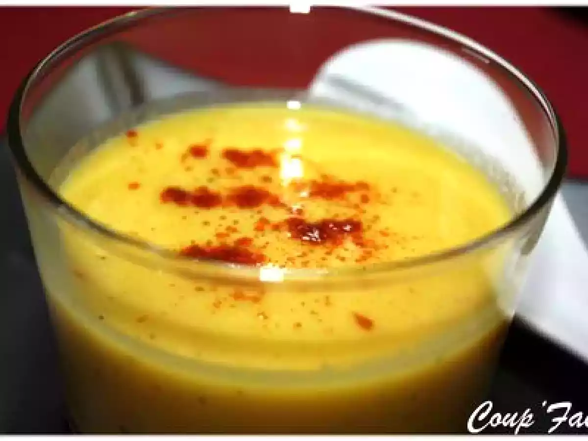 Velouté de carottes Jaunes au safran ...