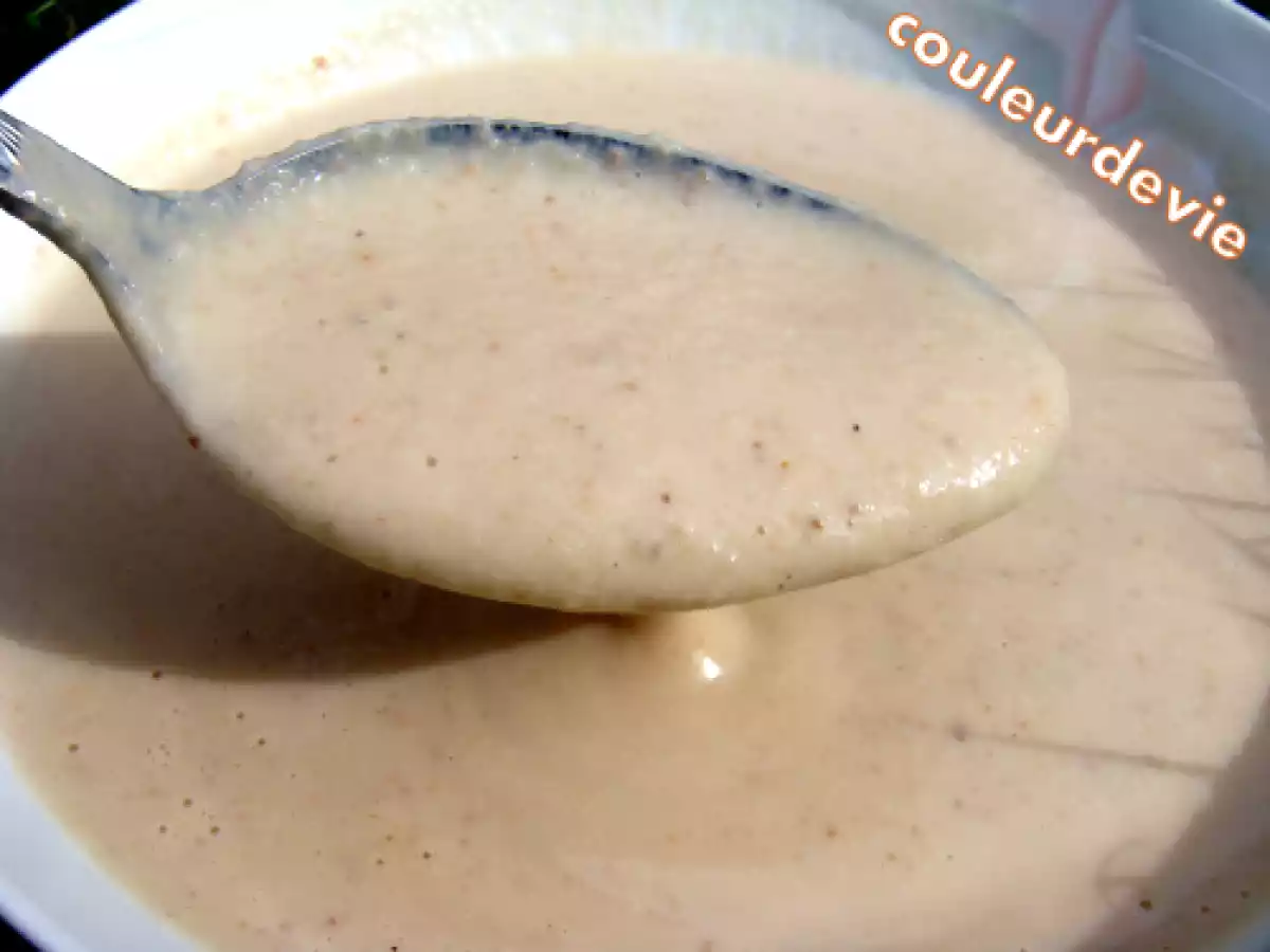 Velouté de cèpes aux châtaignes