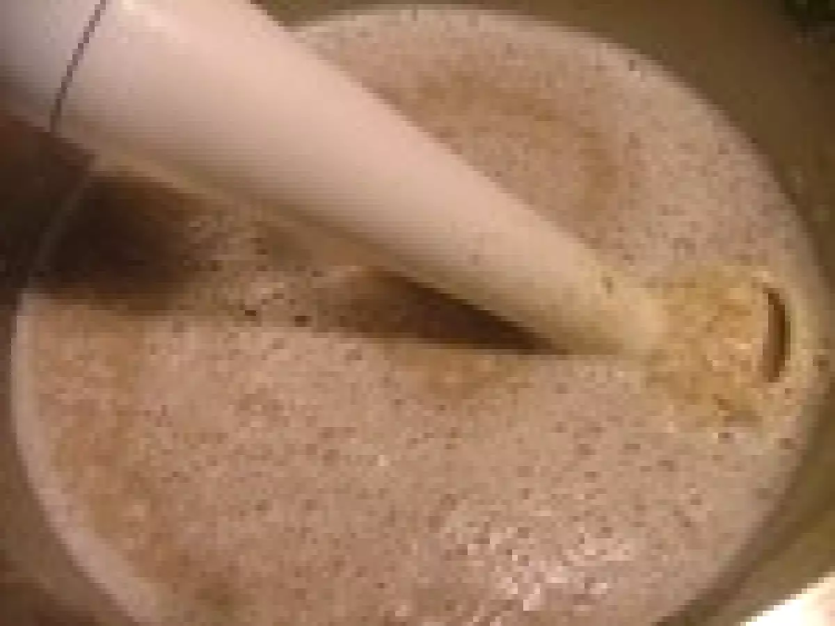 Velouté de champignons au magret fumé de canard - photo 2