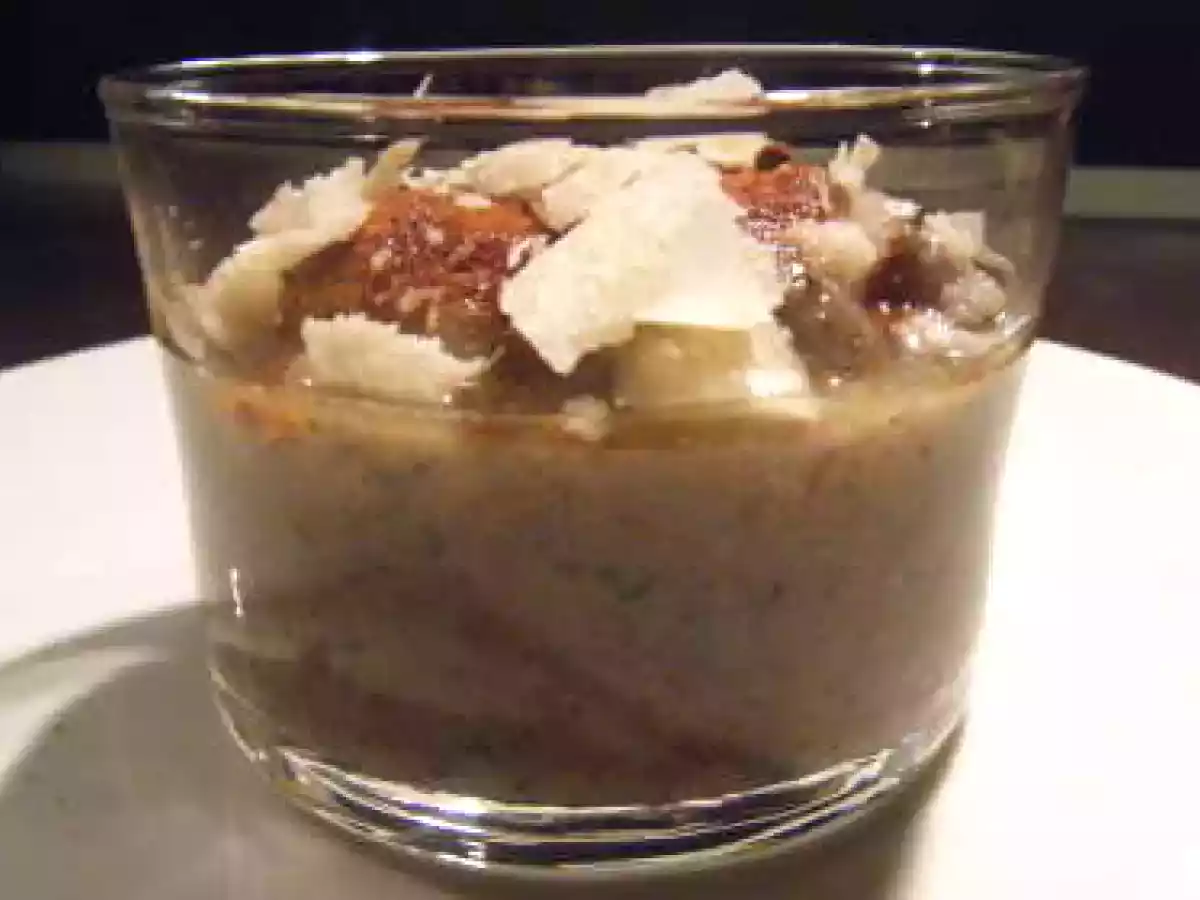 Velouté de champignons au parmesan