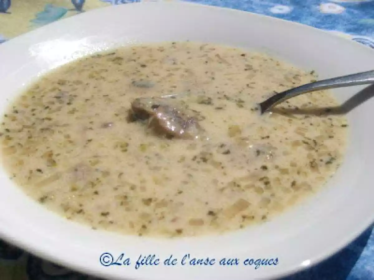 VELOUTÉ DE CHAMPIGNONS AUX ÉCHALOTES - photo 2