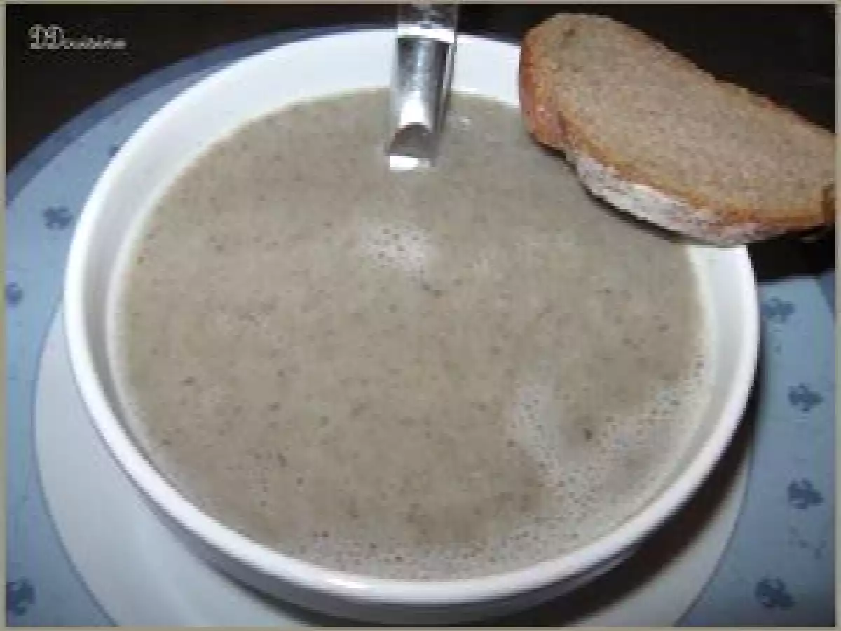 Velouté de champignons de Paris, pour un plat léger mais très goûteux