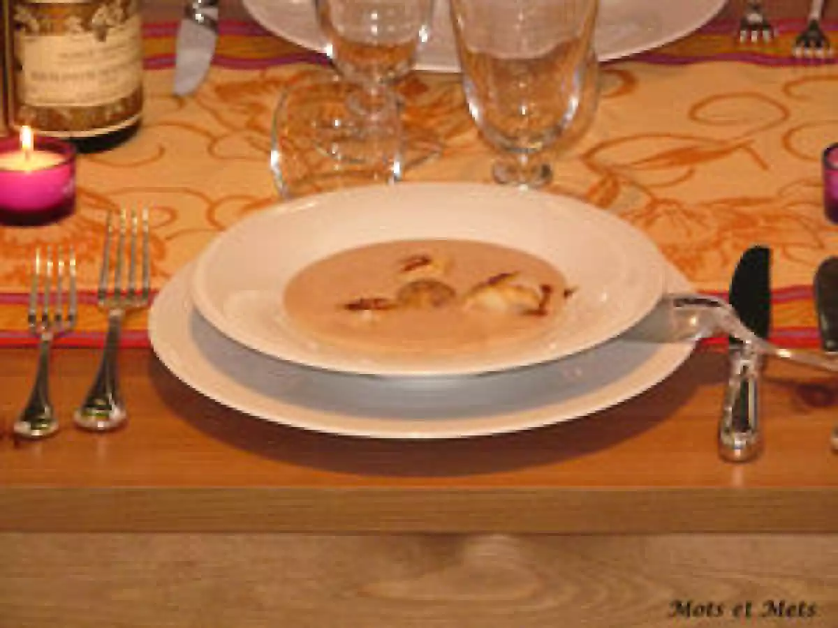 Velouté de châtaignes aux St Jacques - photo 2