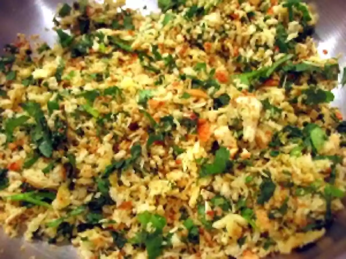 Velouté de chou-fleur et crumble à la brioche - photo 3