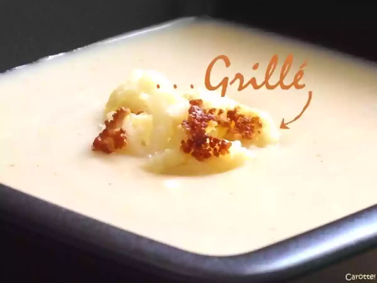 Velouté de chou-fleur grillé