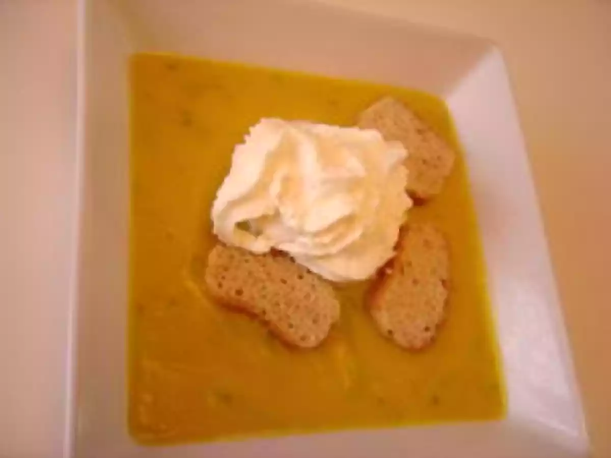 Velouté de citrouille et carotte au lait de coco et coriandre fraîche!!!!!!!!!!! - photo 3