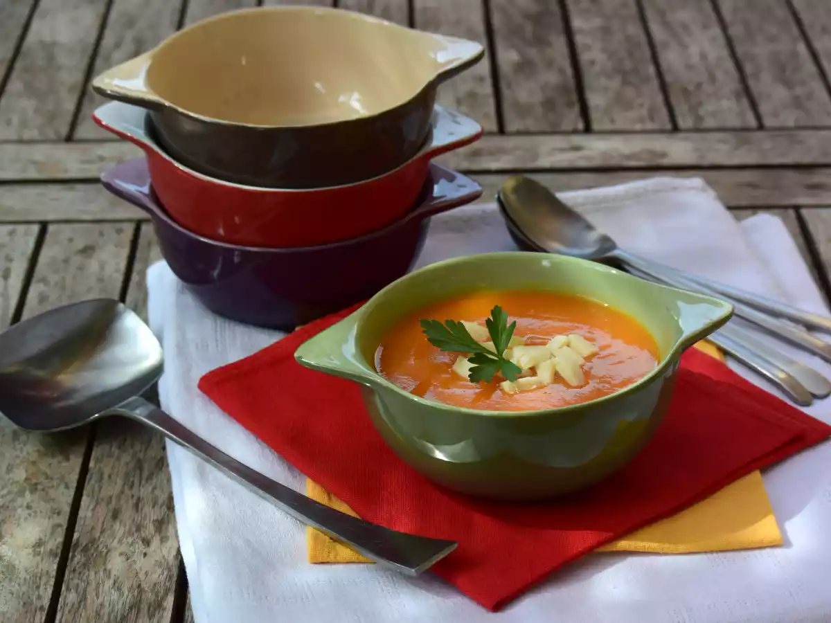 Velouté de courge au parmesan