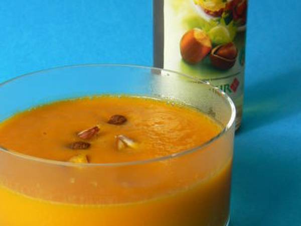 Velouté de courge butternut à l'huile de noisette