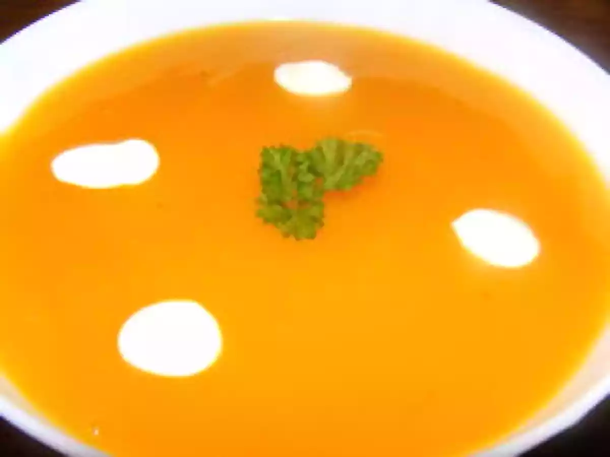 Velouté de courge butternut aux pommes et carottes - photo 2