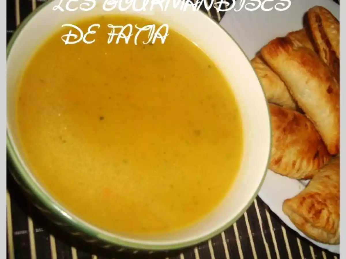 Velouté de courgette et Chaussons feuilletés à la viande hachée - photo 2