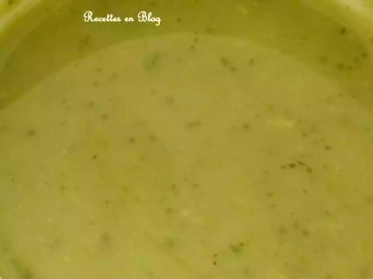 VELOUTE DE COURGETTES AU CÉLERI ET AU CURRY - photo 3