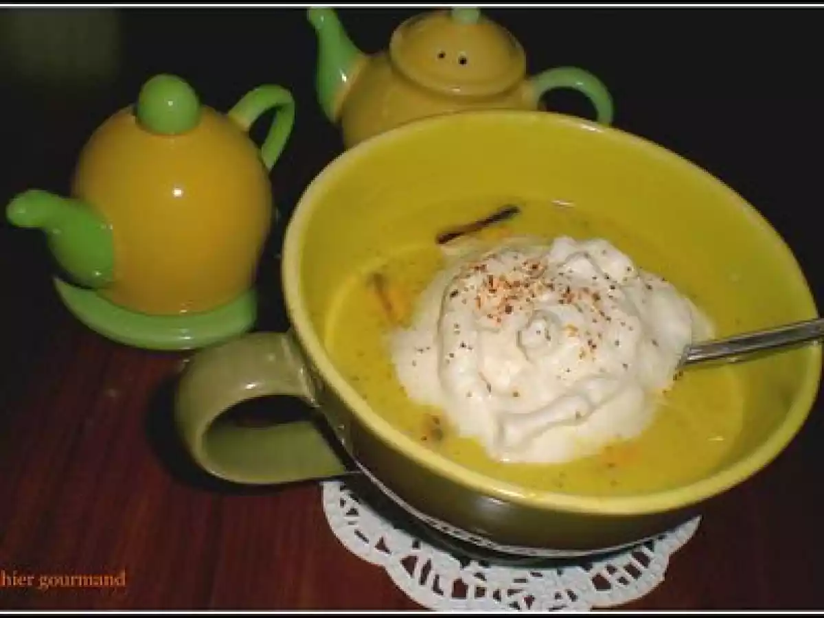 Velouté de courgettes aux moules, espuma de homard - photo 2