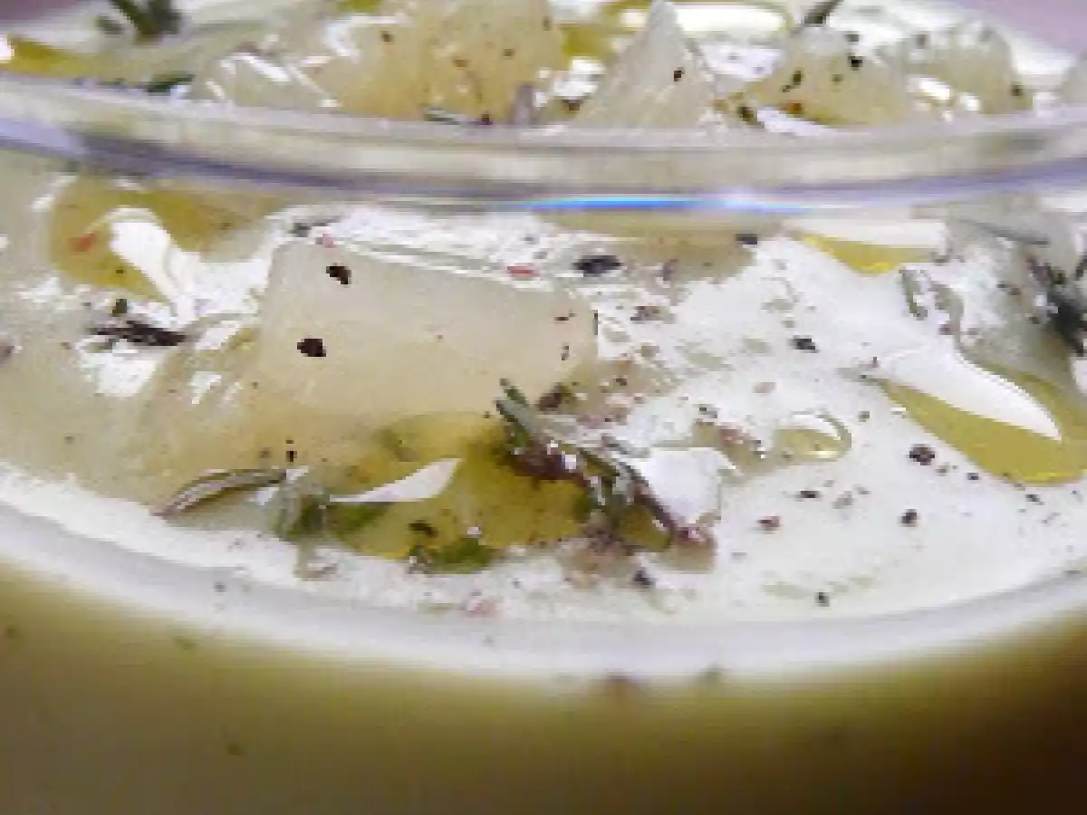 Velouté de courgettes, citron et thym de Fumiko - photo 3