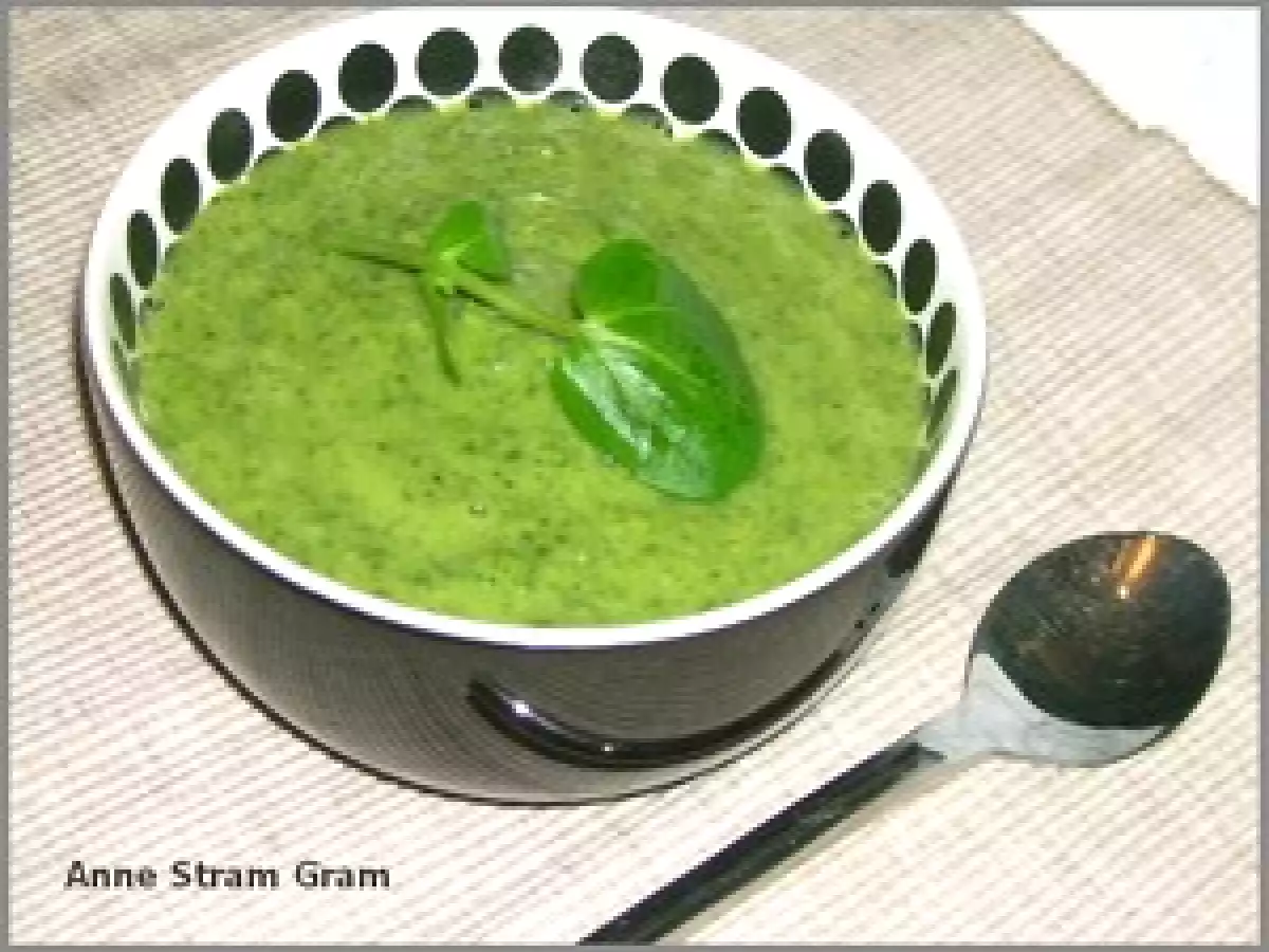 Velouté de cresson et de brocoli