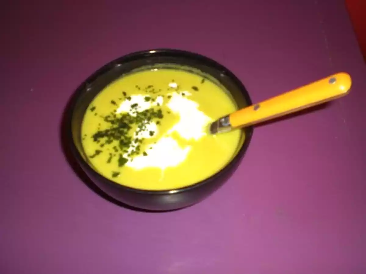 VELOUTE DE FENOUIL, LENTILLES CORAIL ET LAIT DE COCO