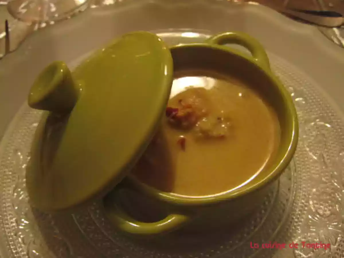 Velouté de homard à la vanille