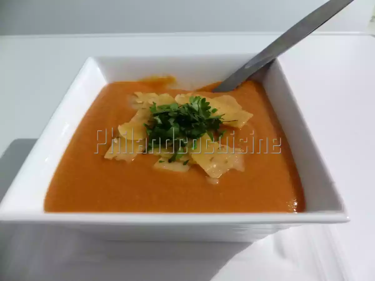 Velouté de lentilles corail aux épices - photo 2