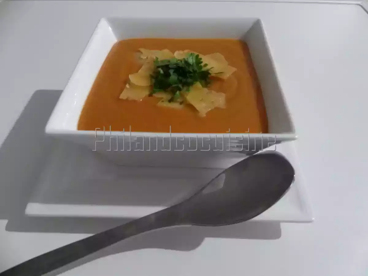 Velouté de lentilles corail aux épices - photo 4