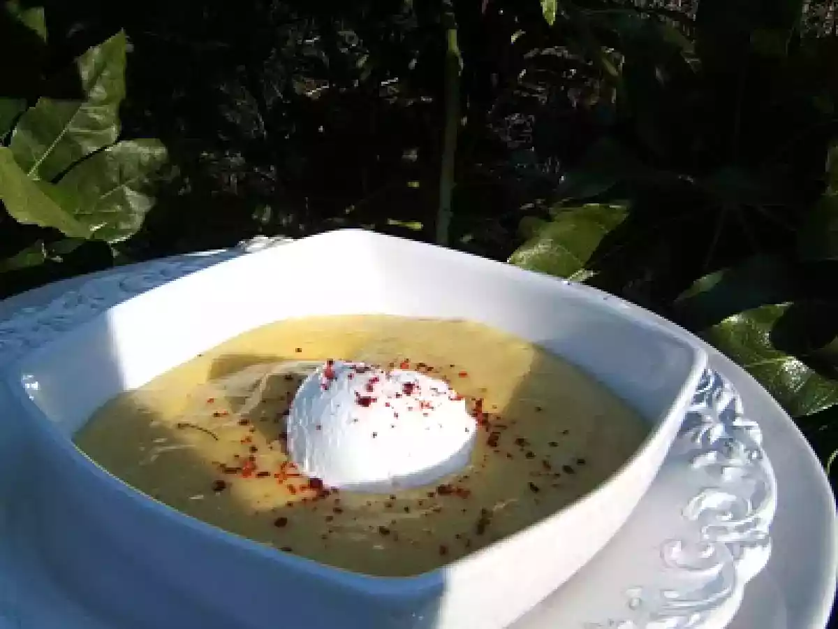 Velouté de mangue et sorbet coco