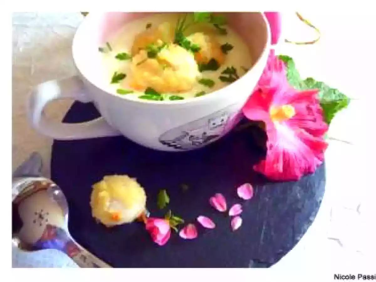 velouté de navets aux St Jacques