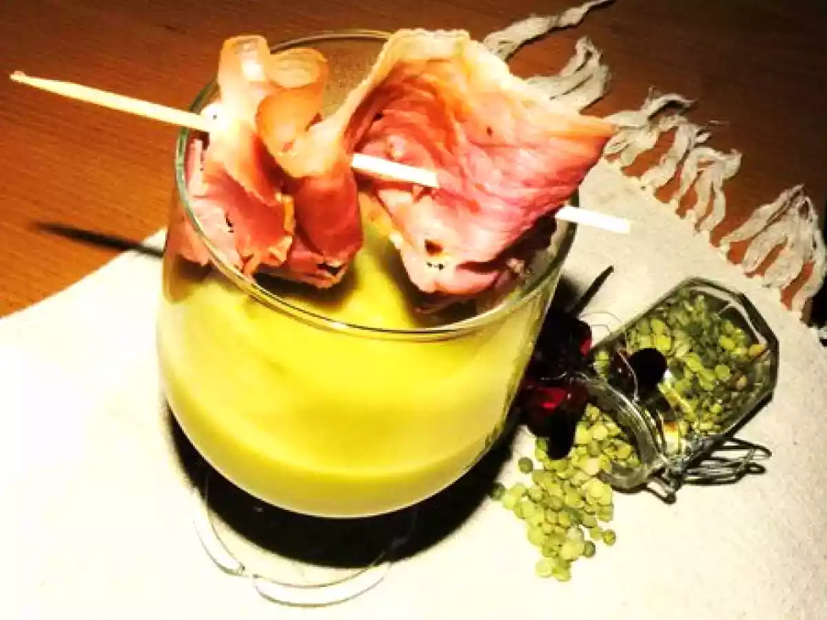 Velouté de poireaux-pommes de terre et pois cassés - photo 2