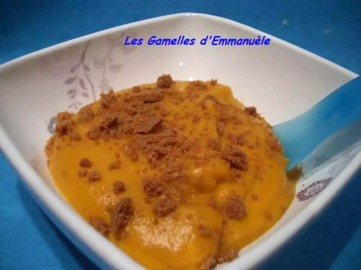 Velouté de potimarron aux Spéculoos