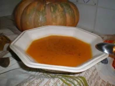 Velouté de potiron ou la soupe orange