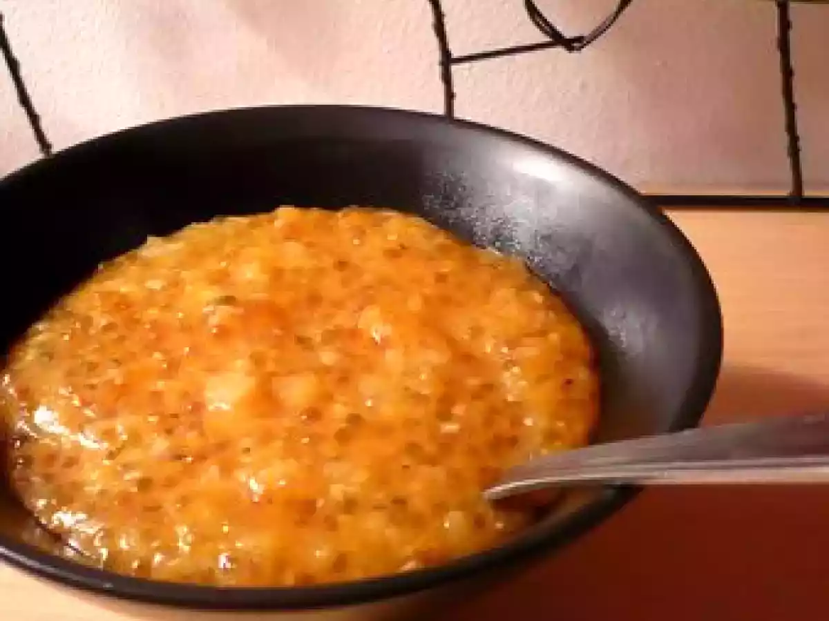 Velouté de tomate aux perles du Japon