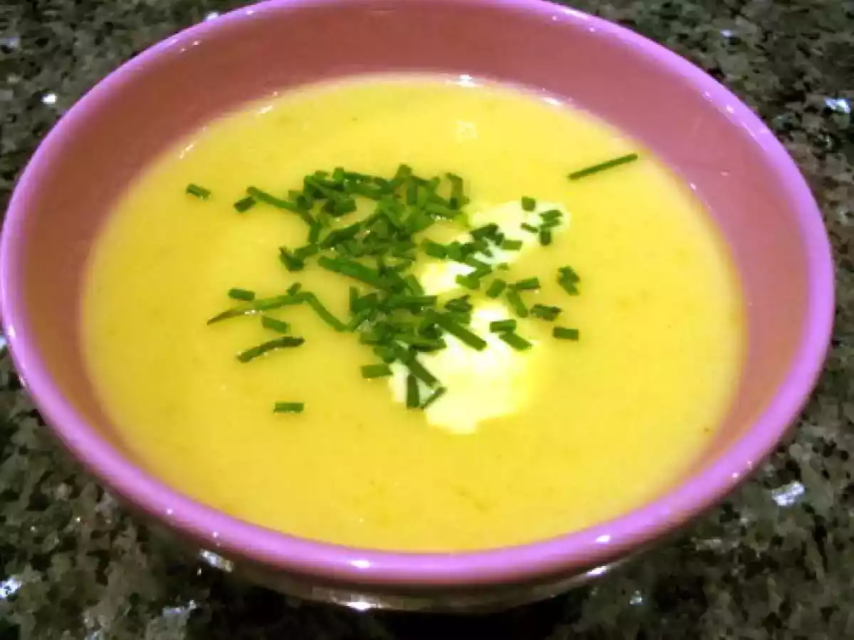 Velouté de topinambour au raifort