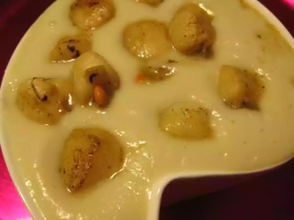 Velouté de topinambours aux noix de pétoncles - photo 2