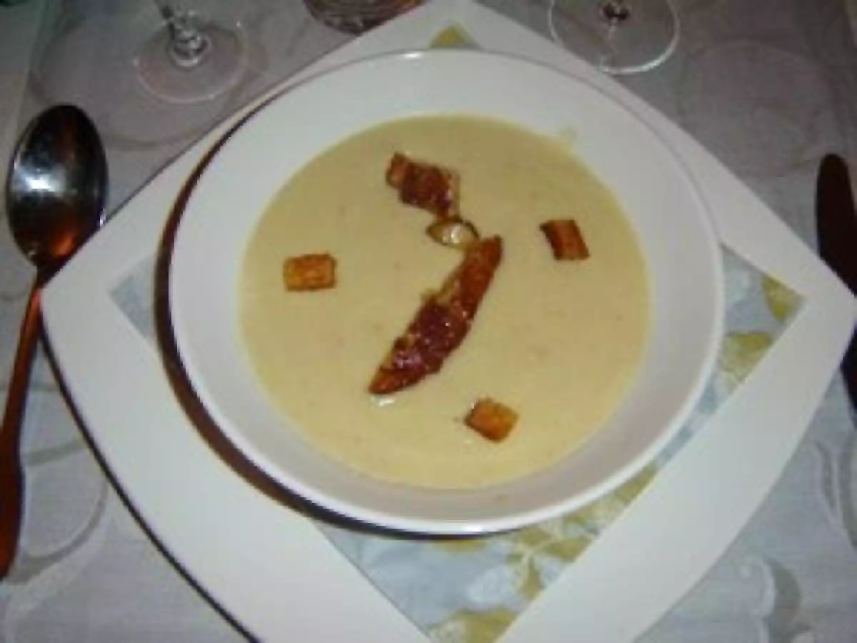 Velouté du Barry au foie gras mi cuit - photo 2