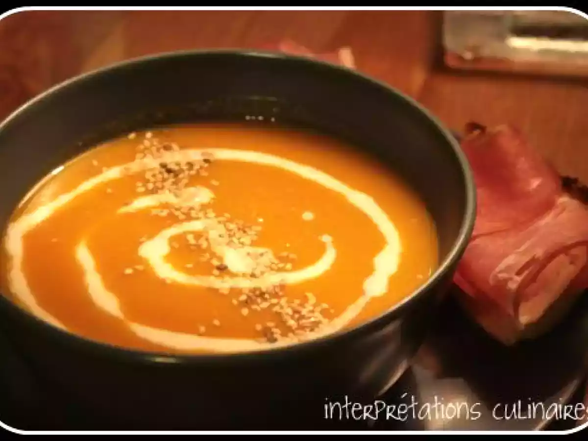 Velouté épicé de courge butternut