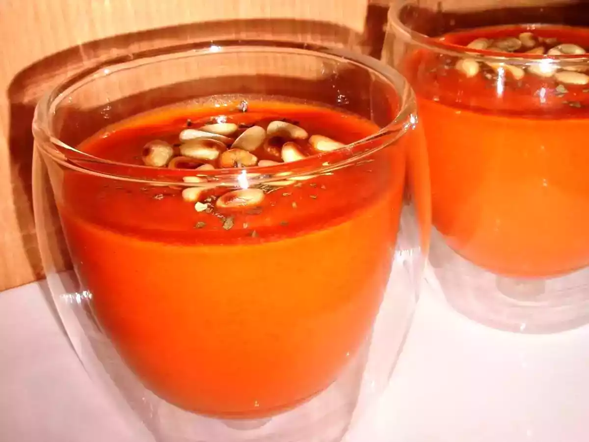 Velouté poivron rouge & tomate