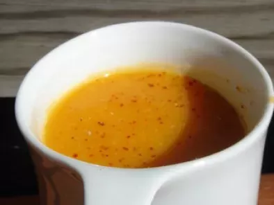 Velouté potiron patates douces, une autre idée de la soupe d?automne !