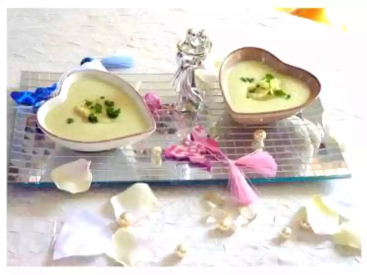 velouté roquefort et poires