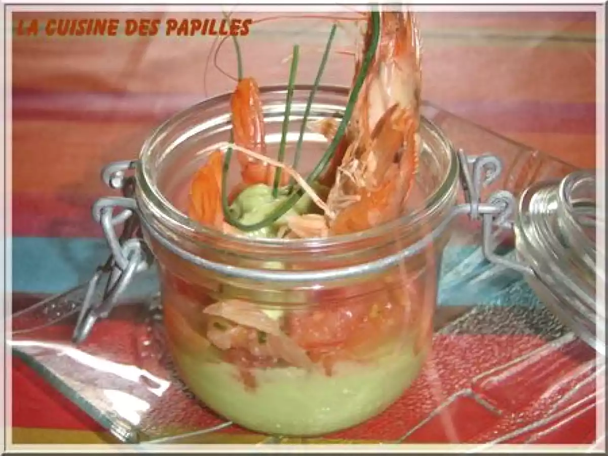 Verinnes d'avocat au saumon et crevettes - photo 2