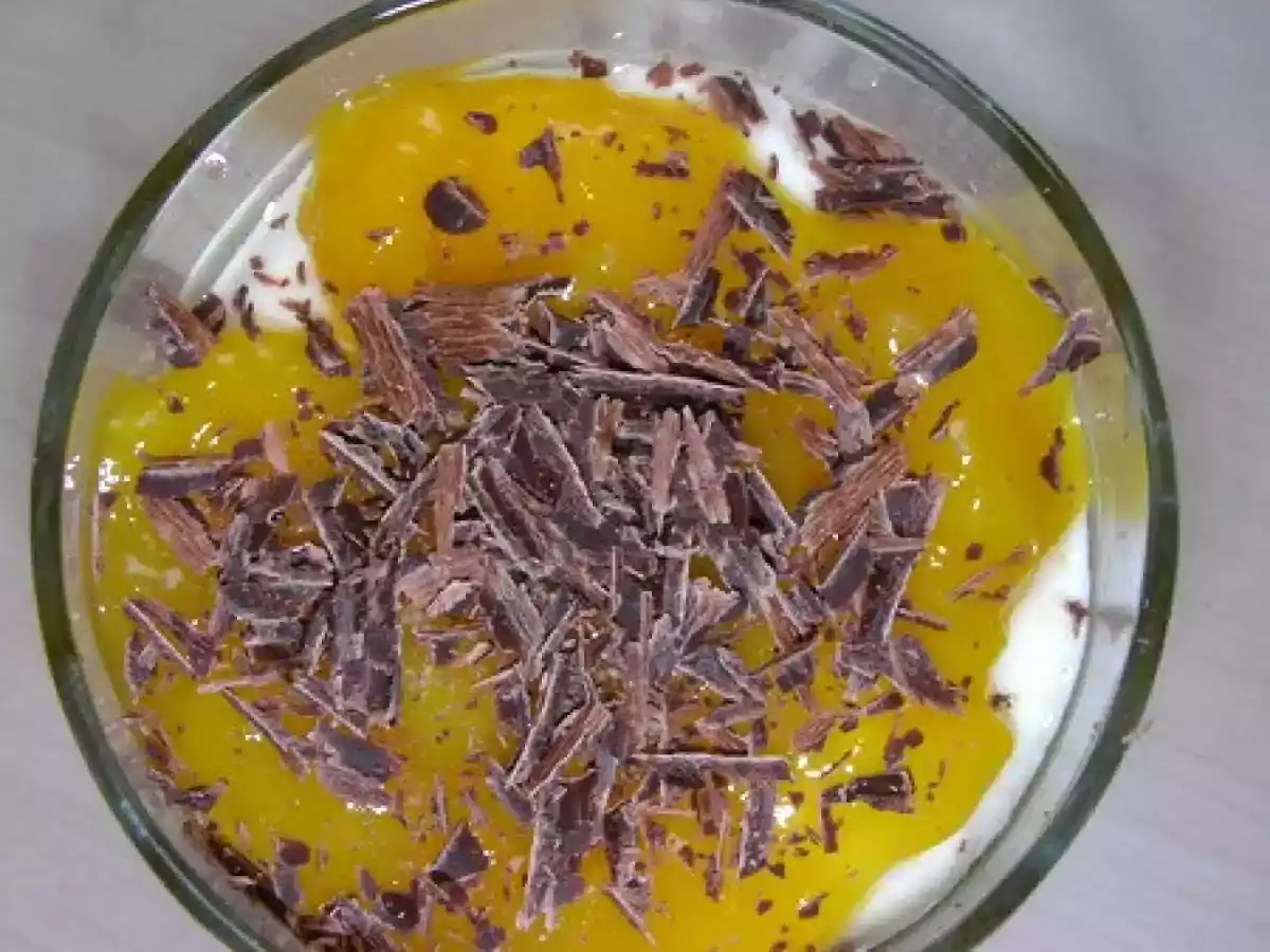 Verrine à la mangue light