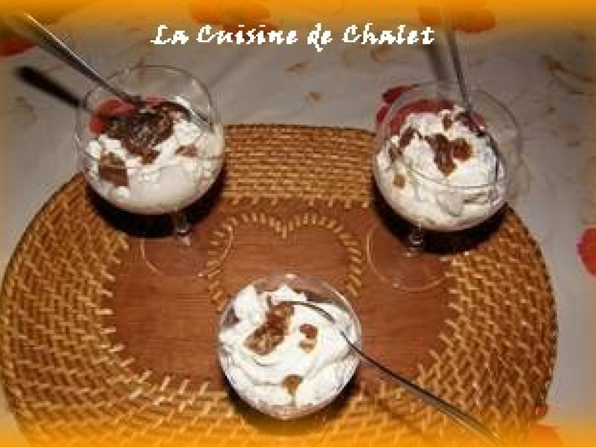 Verrine ala creme de marron - Recette Ptitchef