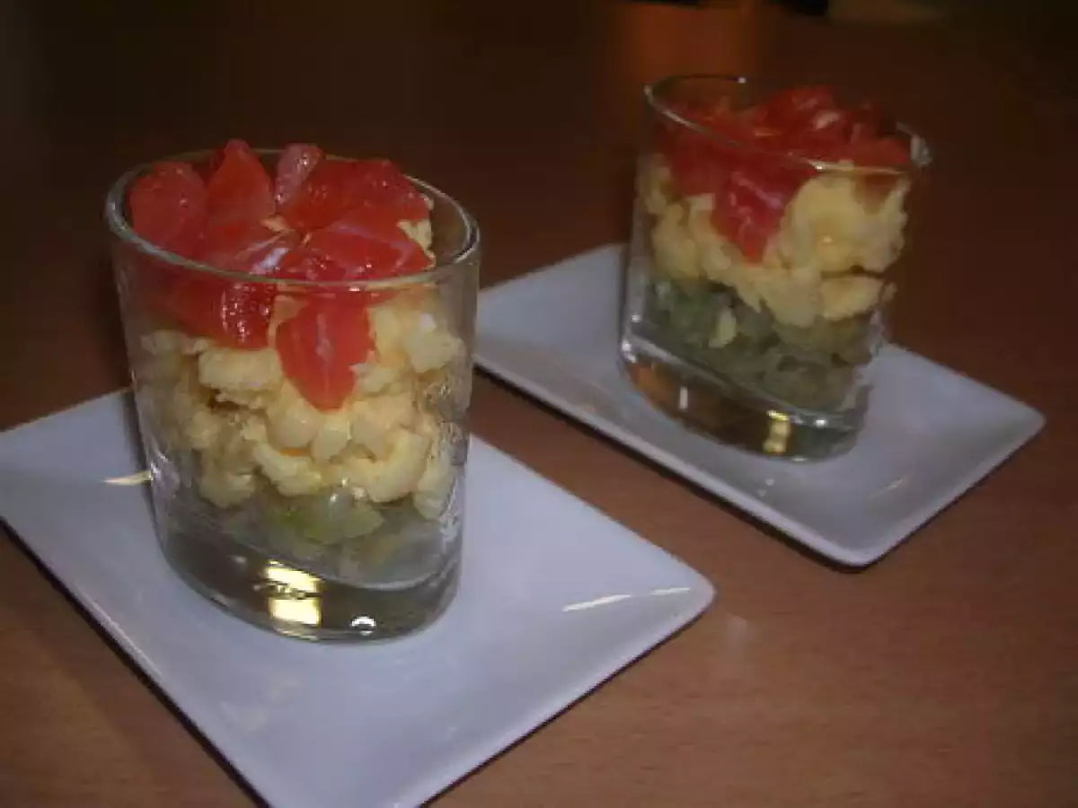 Verrine au fenouil et oeufs brouillés - photo 2