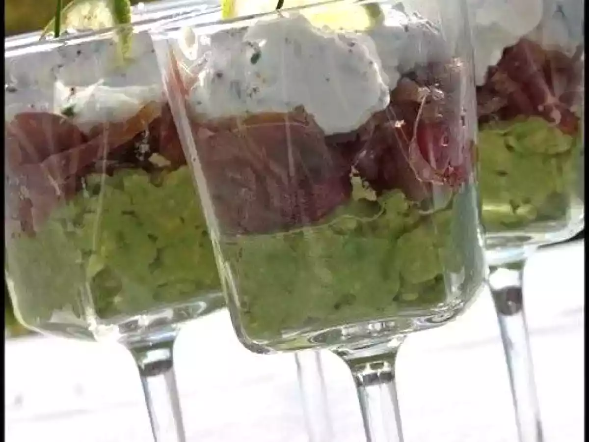 Verrine au Thon Fumé