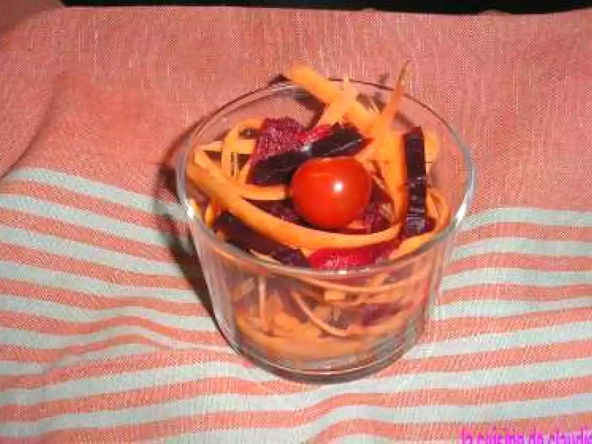 verrine aux 2 carottes