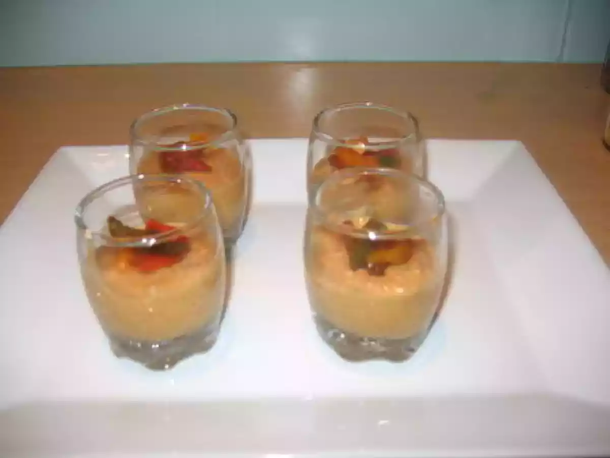 Verrine aux 3 poivrons