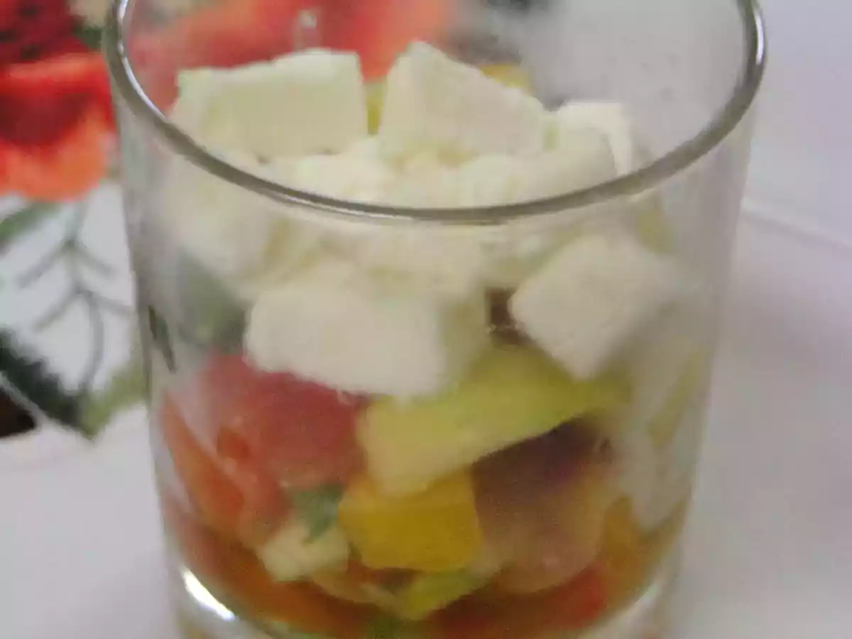Verrine aux légumes marinés - photo 2